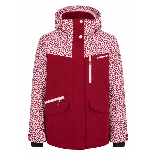 Ziener Girl’s Akonia-Z Ski-jas Rood