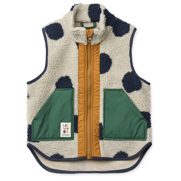 LIEWOOD – Kid’s Noam Pile Vest – Fleecebodywarmer maat 98, Beige