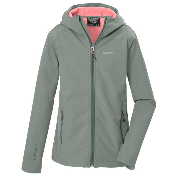 killtec Girl’s Kow 164 Sftshll Jacket Fleecevest Grijs