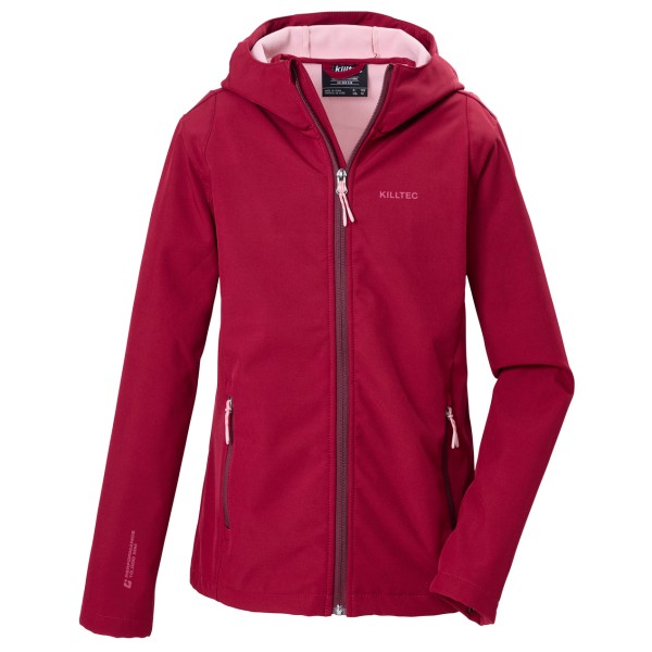 killtec Girl’s Kow 164 Sftshll Jacket Fleecevest Rood
