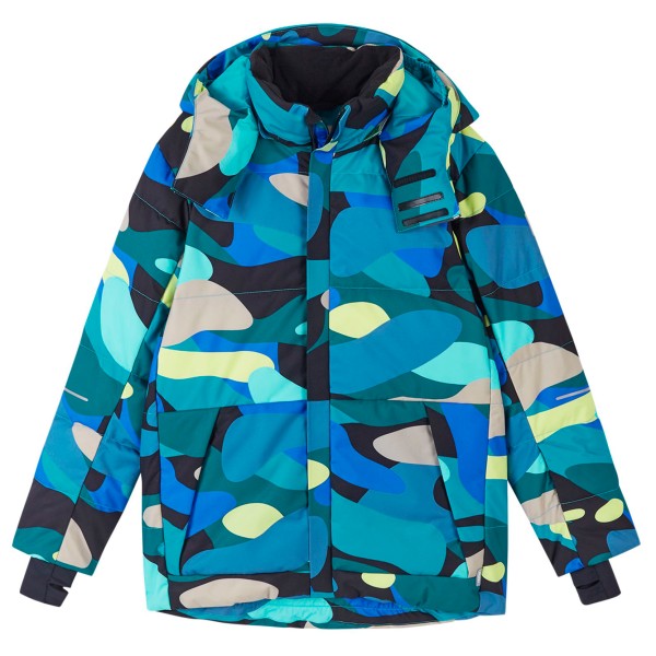 Reima Kid’s Down Jacket Ranua Print Donsjack Blauw