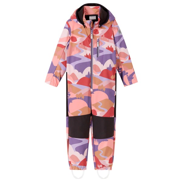 Reima Kid’s Nurmes Softshell Overall Print Overall Roze