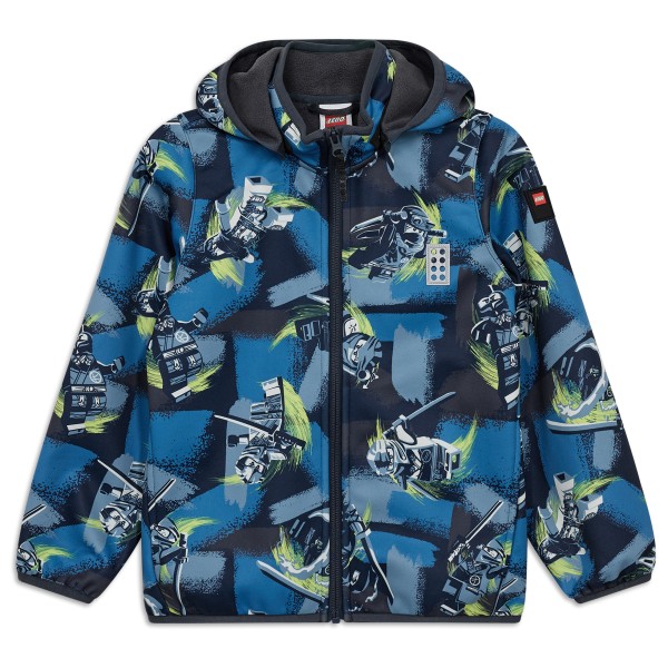 LEGO Kid’s Sian 600 Softshell Jacket Softshelljack Blauw