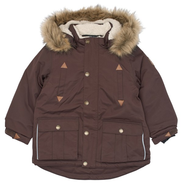 Mikk-Line Boy’s Twill Nylon Parca Parka Bruin