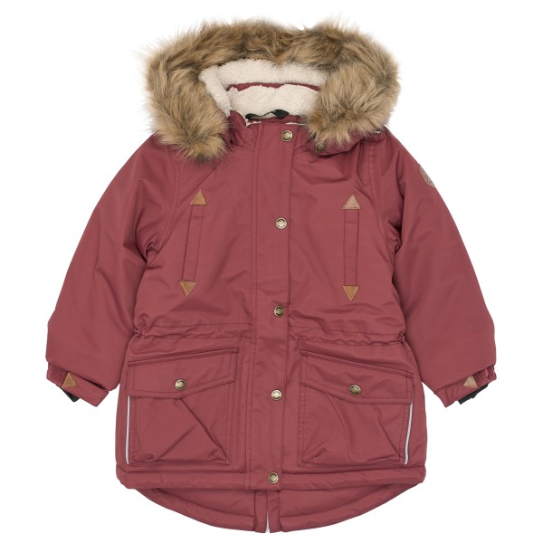 Mikk-Line Girl’s Twill Nylon Parca Parka Rood