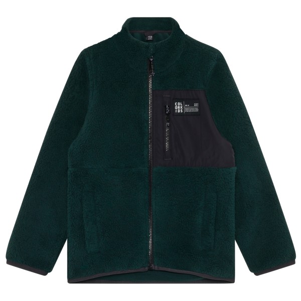 Color Kids Kid’s Teddy Jacket Fleecevest Groen
