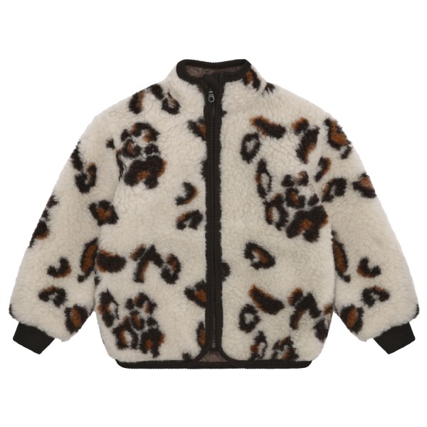 Huttelihut Kid’s Jacket Wool Teddy Jacq Lining Wollen vest Grijs