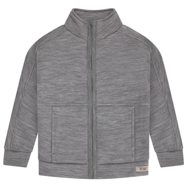 Huttelihut Kid’s Jacket Wool Brushed Inside Merinovest Grijs