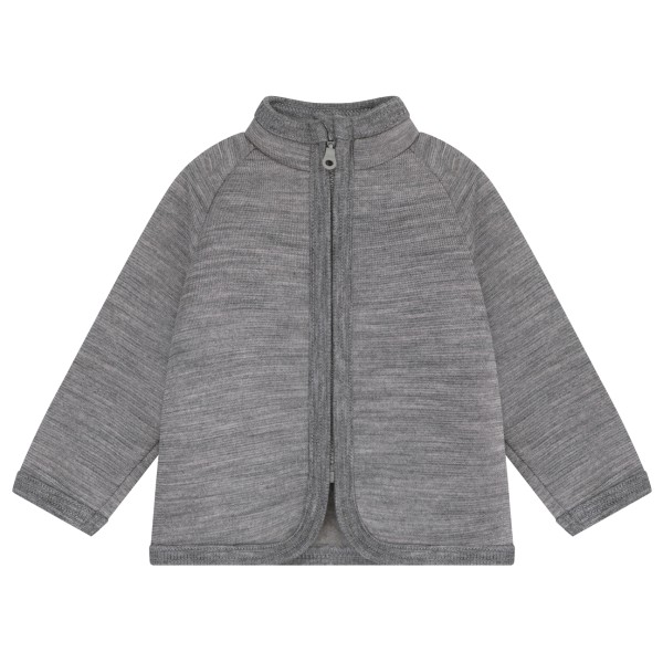 Huttelihut Kid’s Jacket Wool Brushed Inside Wollen vest Grijs