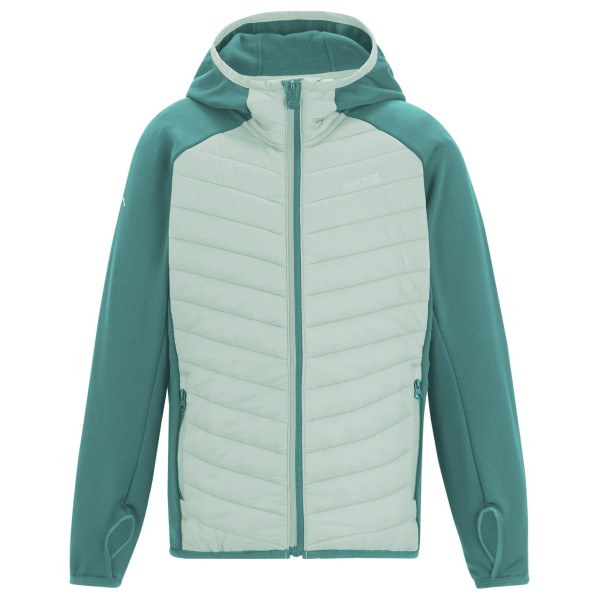 Regatta Junior Andreson Hybrid Hybridjacke Kinder (Größe 5-6 Years |türkis/grau)