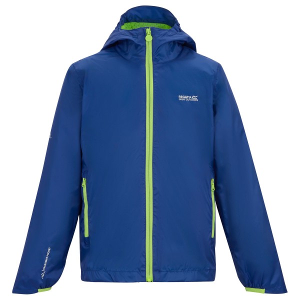 Regatta Lever Regenjacke Kinder Wandern (Gr 13 Years |blau |wasserdicht)