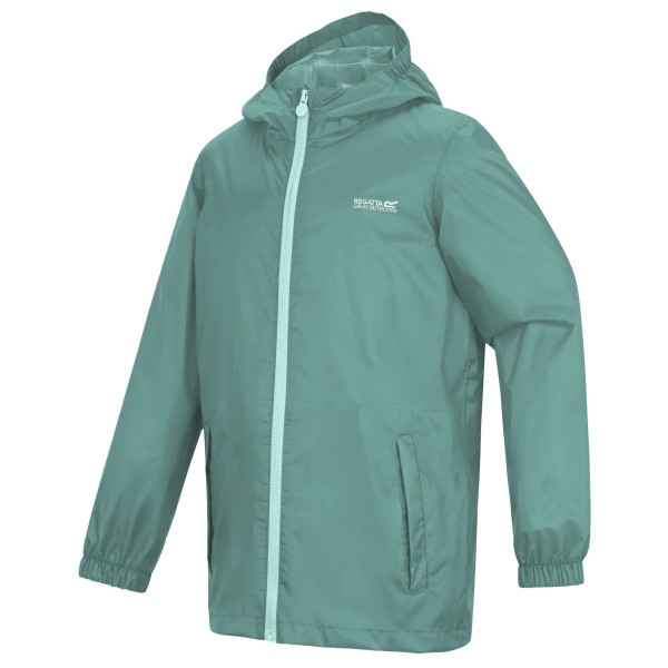 Regatta Pack-It Jacket III Regenjacke Kids (Gr 7-8 Years |türkis |wasserdicht)