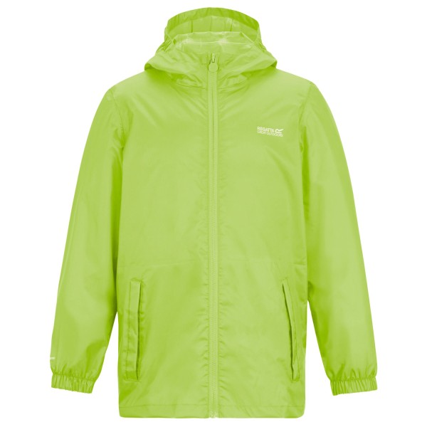 Regatta Pack-It Jacket III Regenjacke Kinder (Gr 15-16 Years |grün |wasserdicht)