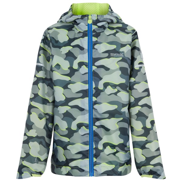 Regenjacke Regatta Printed Lever II Kinder (Gr 14 Years |bunt |wasserdicht)