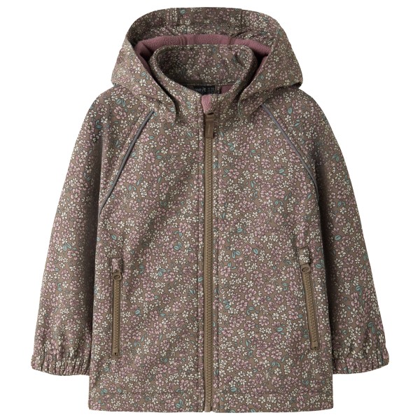 Name it Kid’s Alfa08 Softshell Jacket AOP Softshelljack Bruin