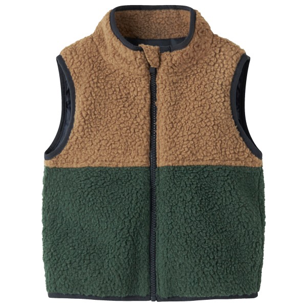 Name it Kid’s Mall Teddy Vest Fleecebodywarmer Groen