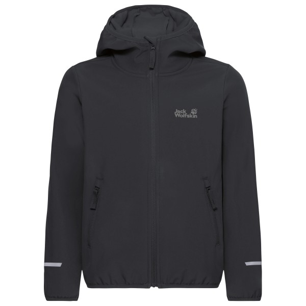 Jack Wolfskin Kid’s Fourwinds Jacket Softshelljack Grijs