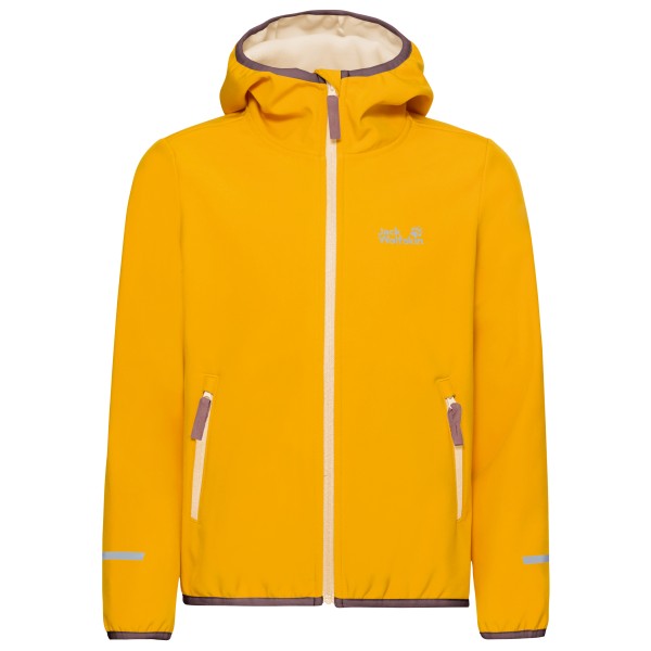 Jack Wolfskin Kid’s Fourwinds Jacket Softshelljack Oranje