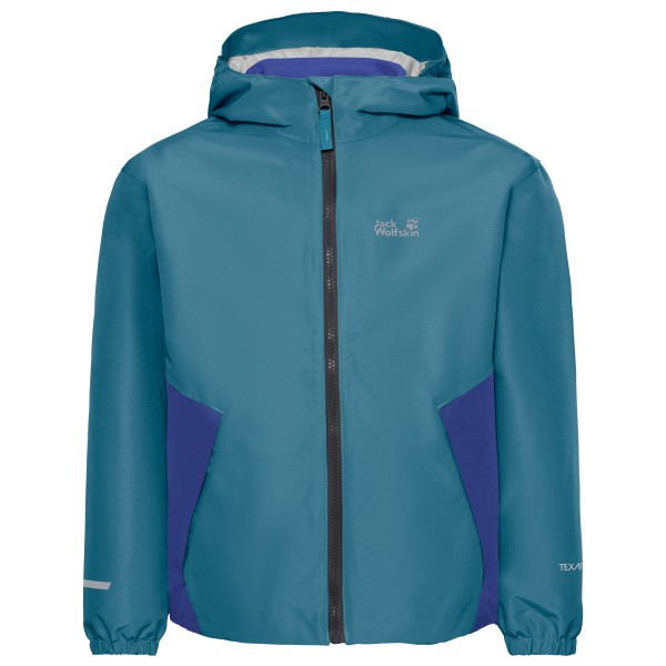 Jack Wolfskin Kid’s Iceland 3in1 Jacket 3-in-1-jas turkoois Turquoise