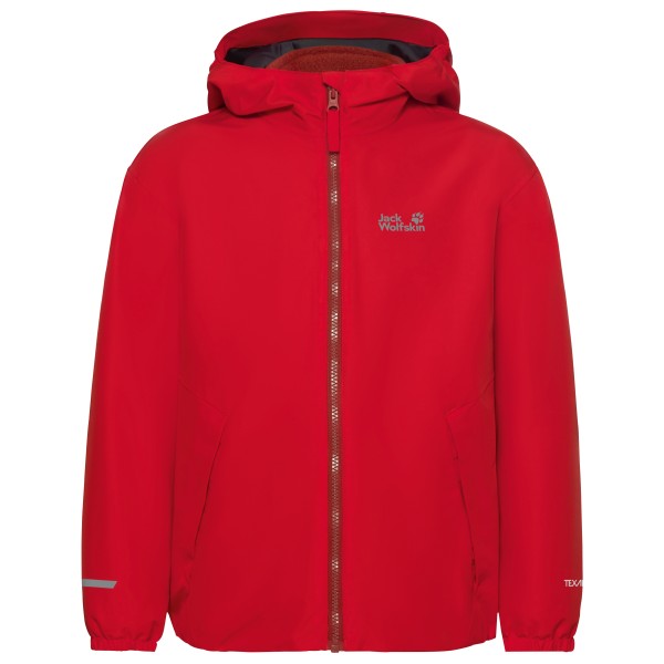Jack Wolfskin - Kid's Iceland 3in1 Jacket - Doppeljacke Gr 116 rot
