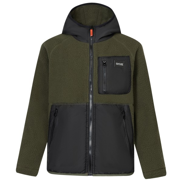 Regatta Munro Hybrid Jacket Fleecevest Years olijfgroen Zwart