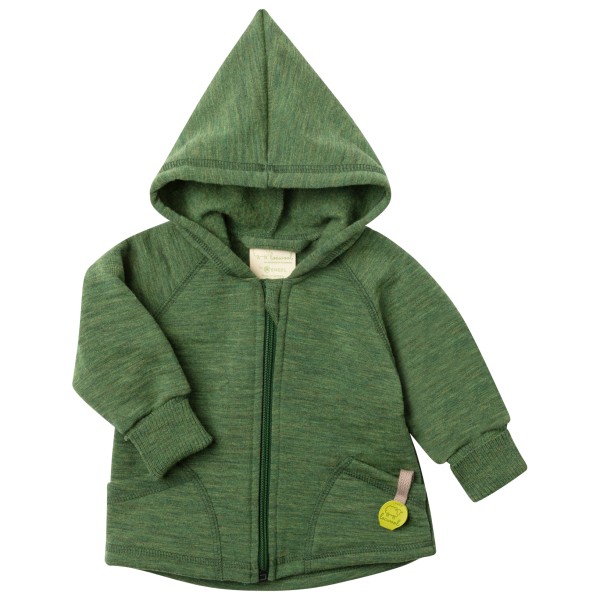 Engel Baby Kapuzenjacke Wollen vest Olijfgroen