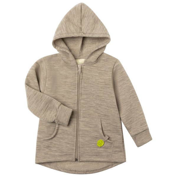 Engel Kid’s Kapuzenjacke Wollen vest Beige