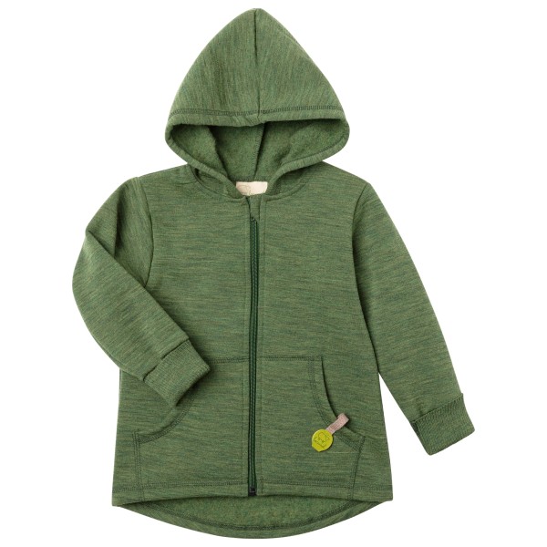 Engel Kid’s Kapuzenjacke Wollen vest Olijfgroen