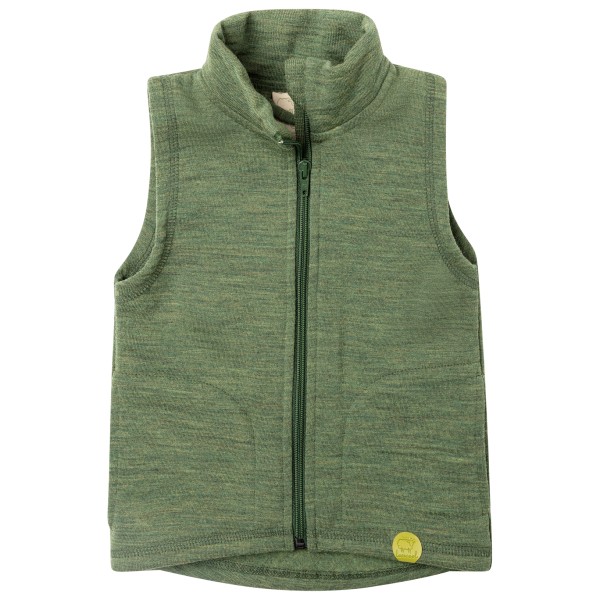 Engel Kid’s Weste Merinobodywarmer olijfgroen