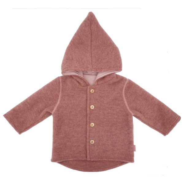 maximo Baby’s Jersey Fleece Jacke m. Kapuze Vrijetijdsjack Bruin