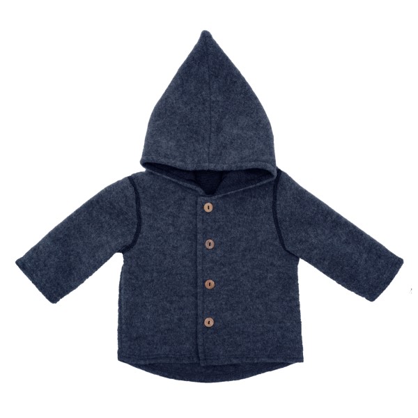 maximo Baby’s Jersey Fleece Jacke m. Kapuze Vrijetijdsjack Blauw
