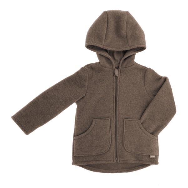 maximo Kid’s Jersey Fleece Jacke m. Kapuze Vrijetijdsjack Bruin