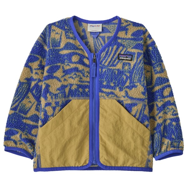 Patagonia Baby’s Shearling Jacket Fleecevest Months Blauw