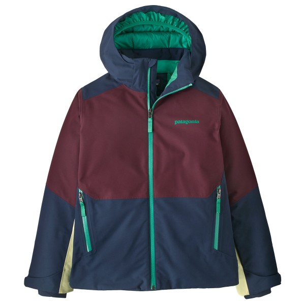 Patagonia Kid’s Powder Town Jacket Ski-jas Blauw