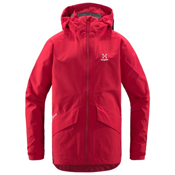 Haglöfs Kid’s Chaos GTX Jacket Hardshelljas Rood