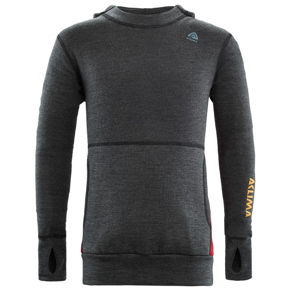 Image of Aclima - Junior Warmwool Hood Sweater - Merinopullover Gr 130;140;150;160 blau bei Bergfreunde.ch - der Outdoor Shop