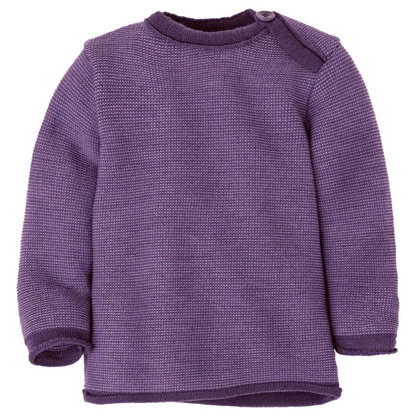 disana Kid’s Melange-Pullover Merinotrui Purper