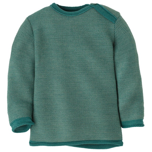 disana Kid’s Melange-Pullover Merinotrui turkoois Turquoise