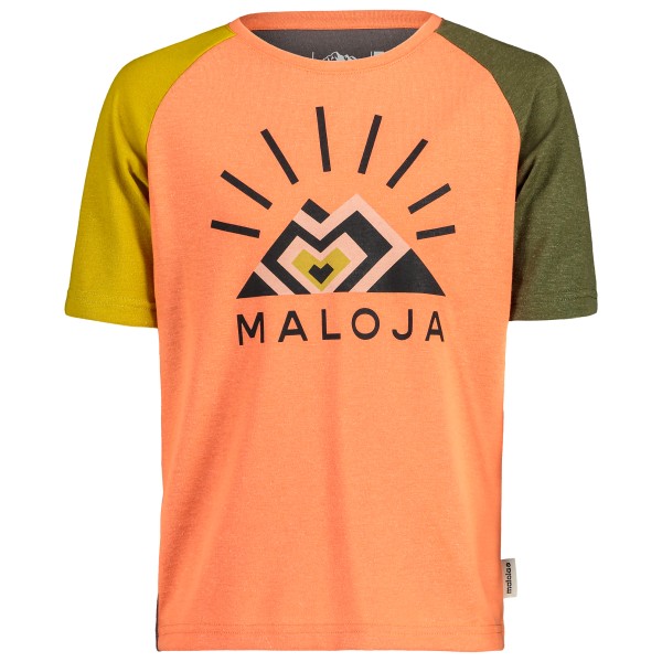 Image of Maloja - Kid's ValspregnaG. - Funktionsshirt Gr L;M;S;XL oliv;orange;rot bei Bergfreunde.ch - der Outdoor Shop