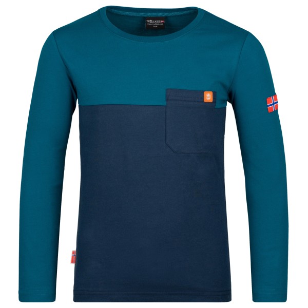 Trollkids - Kid's Bergen Longsleeve - Longsleeve Gr 110 blau