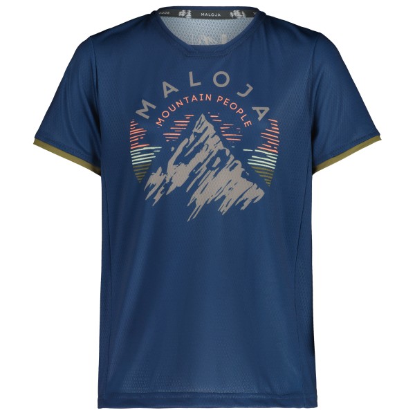 Image of Maloja - Kid's Ritterspornb. - Funktionsshirt Gr L;M;S blau;grau bei Bergfreunde.ch - der Outdoor Shop