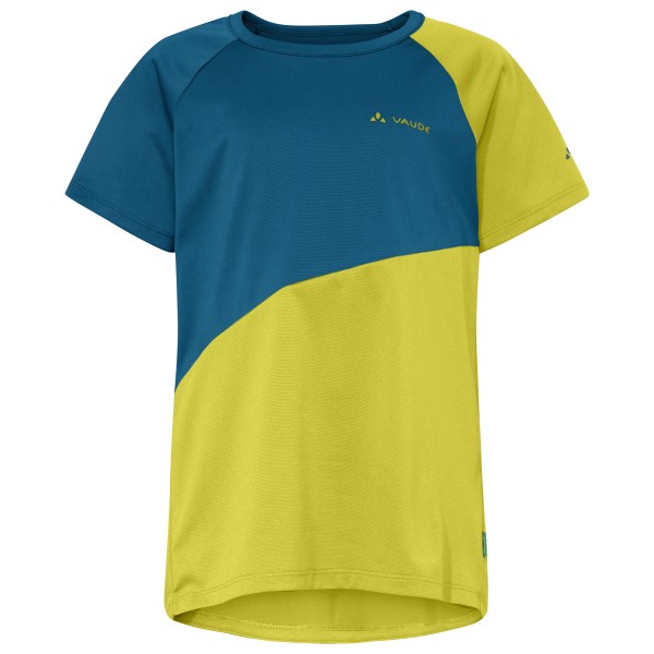Vaude Moab T-Shirt II Funktionsshirt Kinder (Größe 158/164 |gelb/blau)