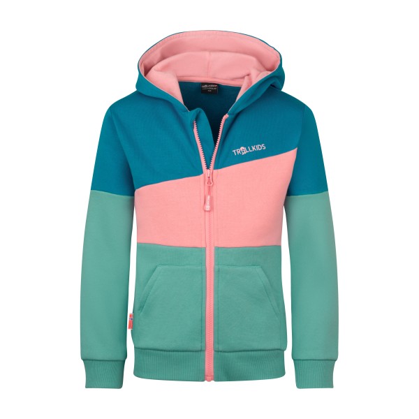 Trollkids - Kid's Alesund Sweater - Hoodie Gr 164 türkis