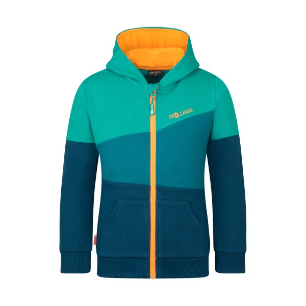 Fleecejacke Trollkids Alesund Sweater Kinder (Gr 152 |blau)