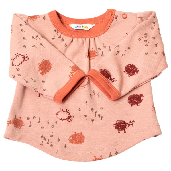 Image of Joha - Kid's 4039 Blouse with A-Shape - Merinoshirt Gr 100;110;120;80;90 rosa bei Bergfreunde.ch - der Outdoor Shop