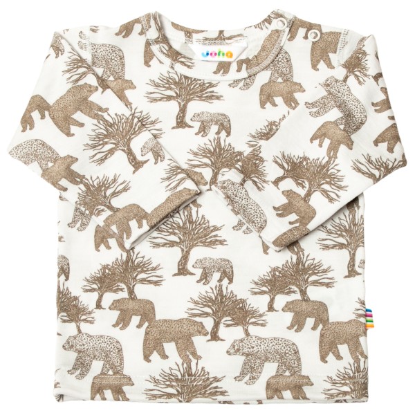 Image of Joha - Kid's 4042 Blouse with Long Sleeves - Merinoshirt Gr 80;90 beige/weiß bei Bergfreunde.ch - der Outdoor Shop