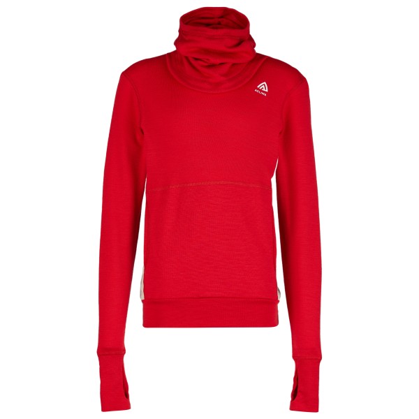 Image of Aclima - Kid"s Warmwool Hoodsweater - Merinohoodie Gr 130;140;150;160 rot'