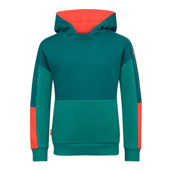 Trollkids Kid’s Rondane Sweater Hoodie turkoois Turquoise