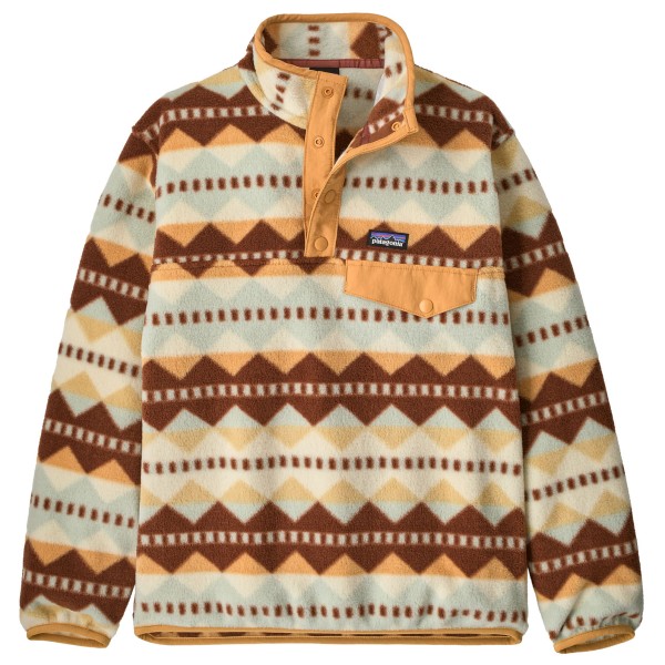 Patagonia Boy’s Lightweight Synchilla Snap-T Pullover Fleecetrui Beige