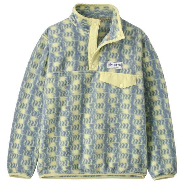 Patagonia Boy’s Lightweight Synchilla Snap-T Pullover Fleecetrui Grijs